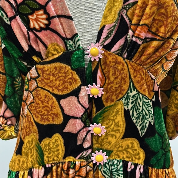 NWT farm rio velvet midi - Picture 3 of 5